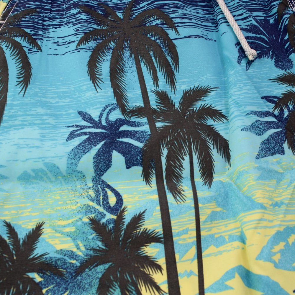 NWOT Men's Tropical Sunrise Swim Trunks - Picture 3 of 4